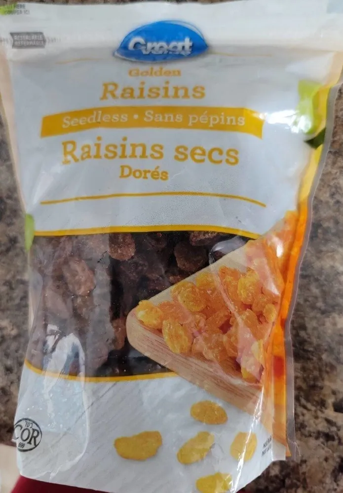 golden raisins