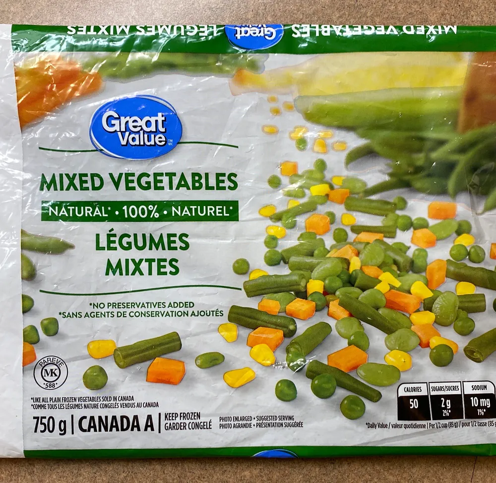 MIXED VEGETABLES / LÉGUMES MIXTES