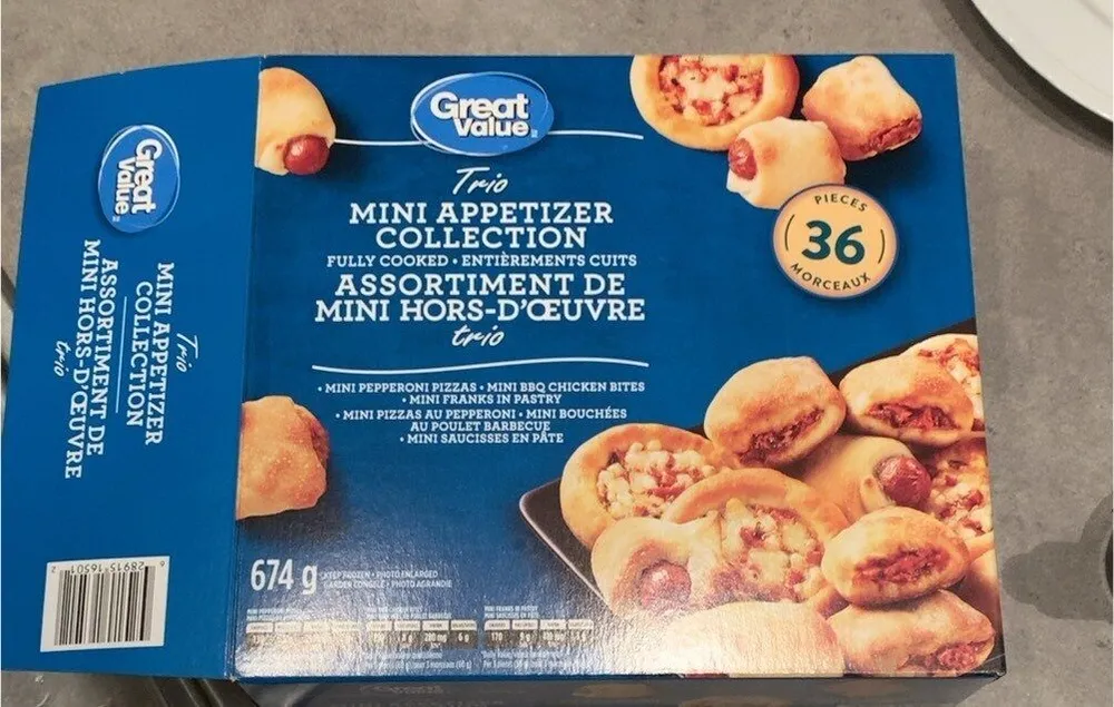 Assortiment de mini hors-d’oeuvre