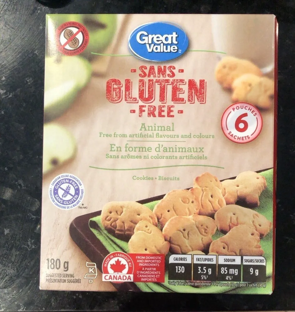 Buiscuits en forme d’animaux sans gluten