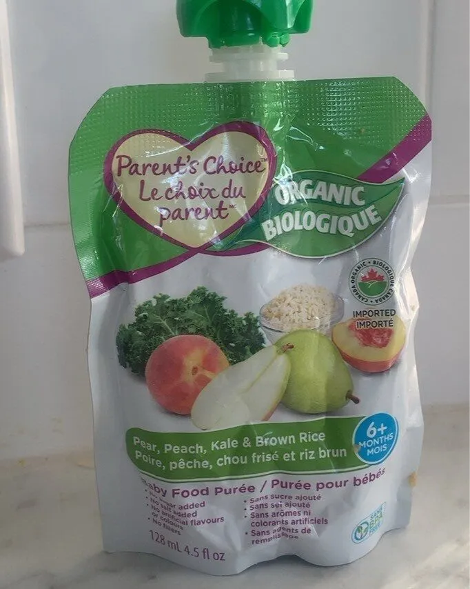 Baby food purée