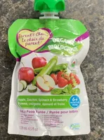 Apple zucchini spinach strawberry