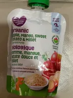 Organic apple, mango, sweet potsto & Milet