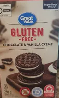 Gluten Free Chocolate And Vanilla Creme Cookies