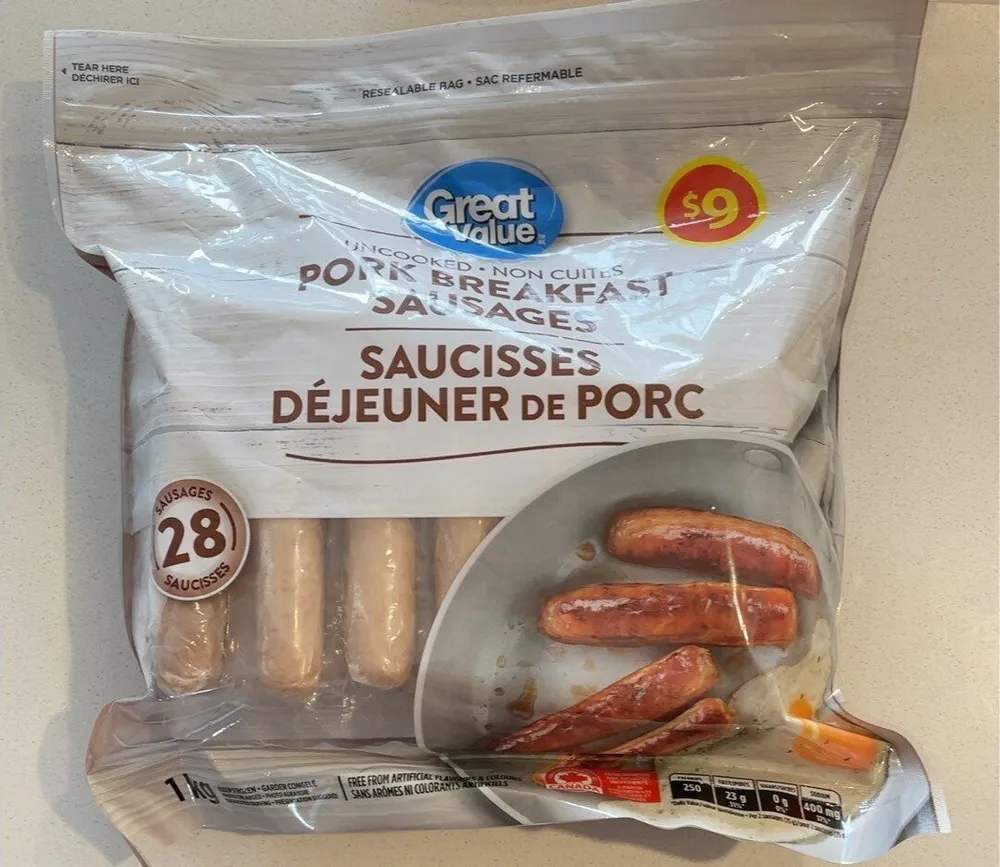 Pork Breakfast Sausages