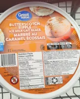 Butterscotch Ripple Ice milk