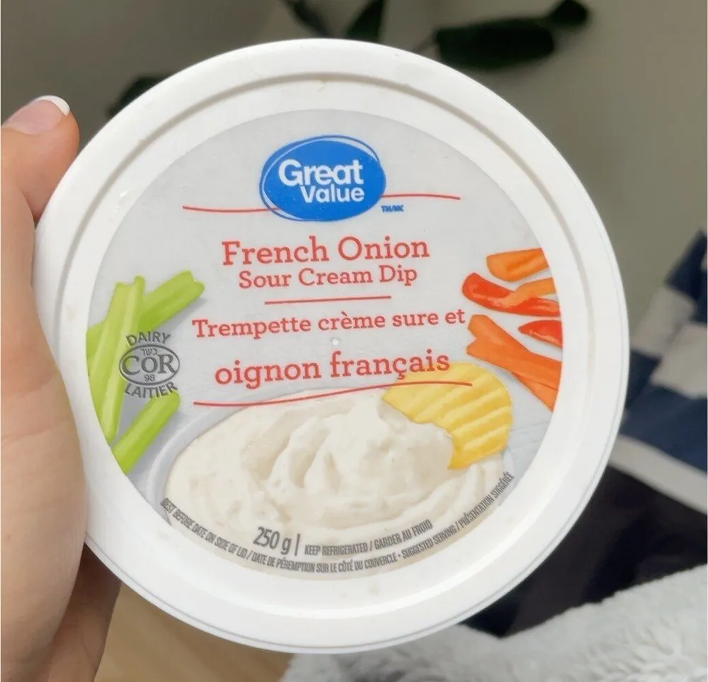 French onion sour cream dip