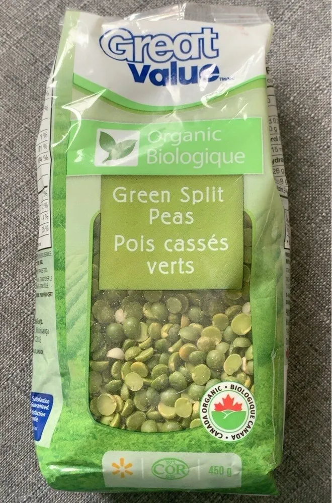 Pois cassés verts