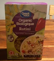 Organic rotini