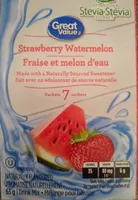 Saveur melon d'eau et fraise