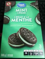 Mint Creme Sandwich Cookies