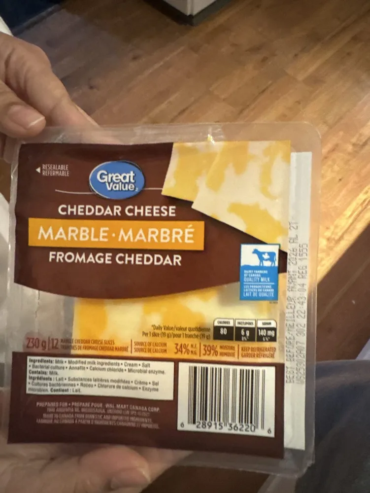 Cheddar marbré