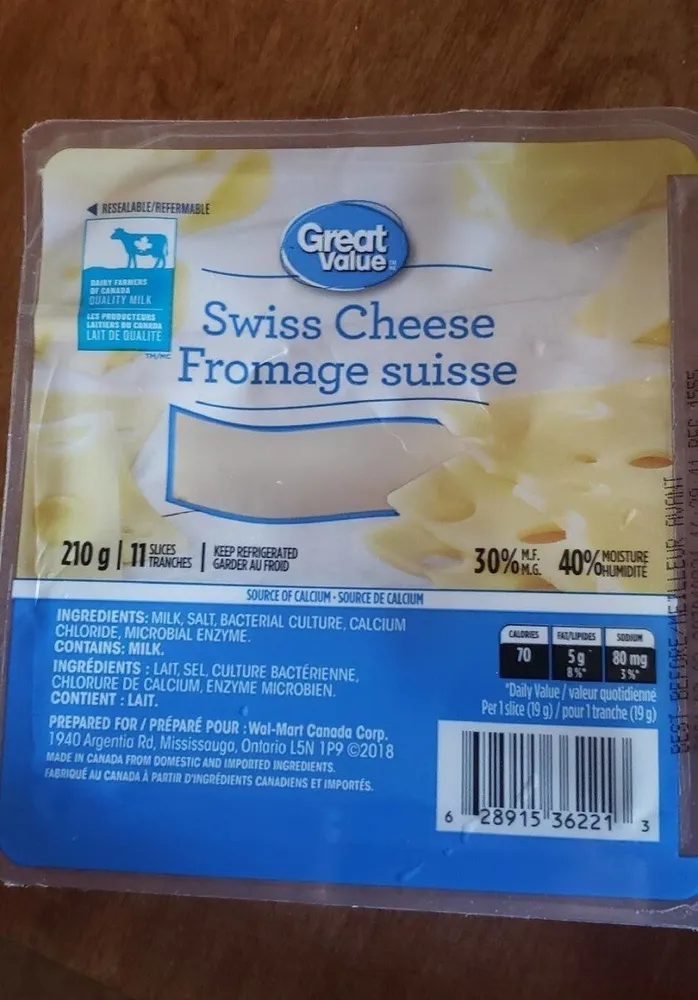 Swiss Cheese Slices