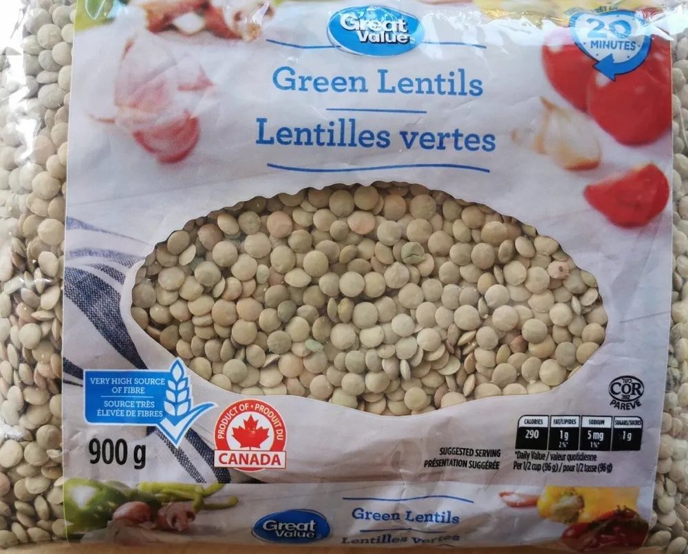 Lentilles vertes