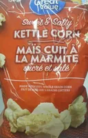 Maïs cuit à la marmite sucree et salé