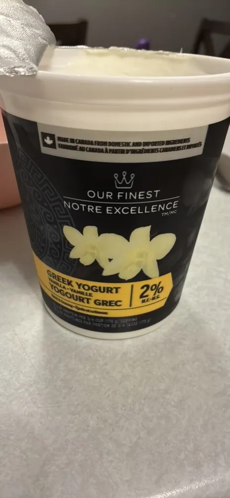 Yogourt Grec vanille