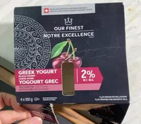 Green yogurt - black Cherry