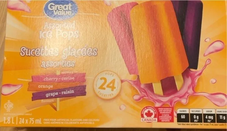 Assorted Ice Pops
