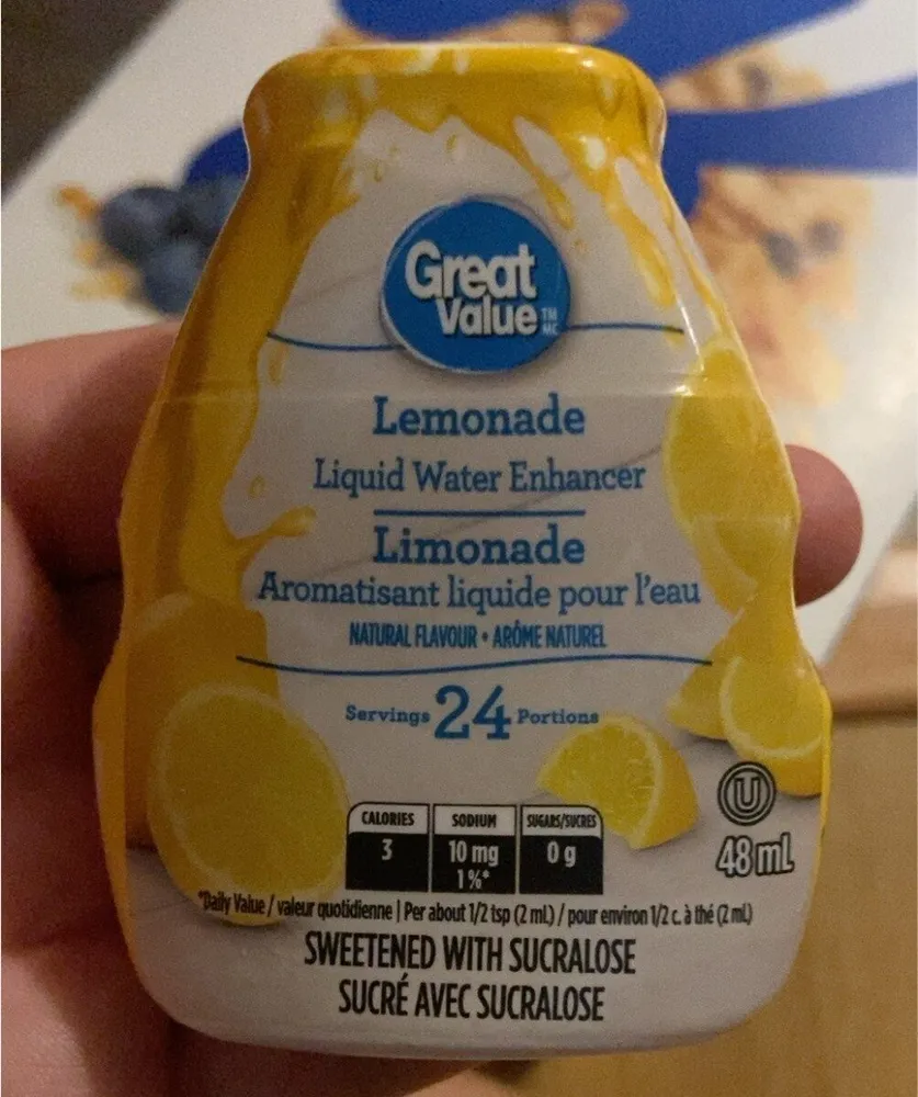 lemonade liquid water enhancer
