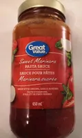 Pasta sauce sweet marinara