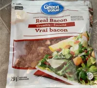 Vrai bacon emiette