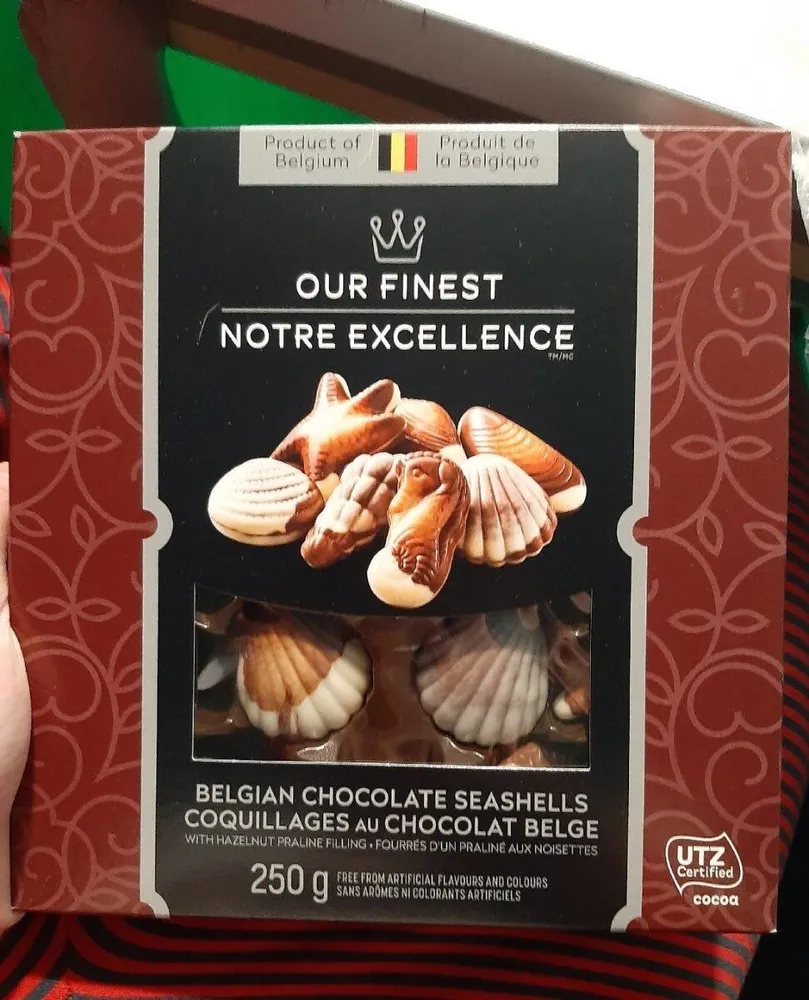 Chocolat belge (coquillages)