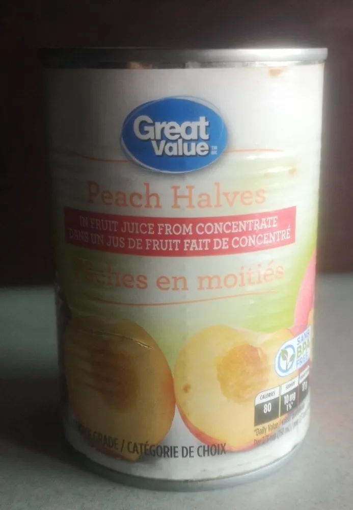 Peach halves