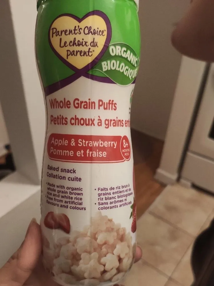 Whole grain puffs