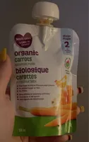 Organic Carrots baby food purée