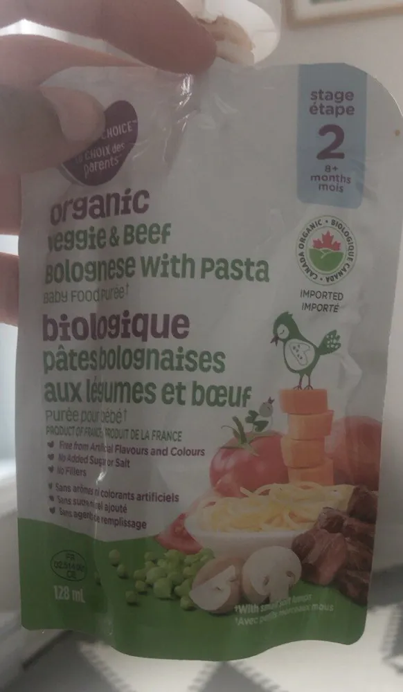 veggie & beef bolognese with pasta