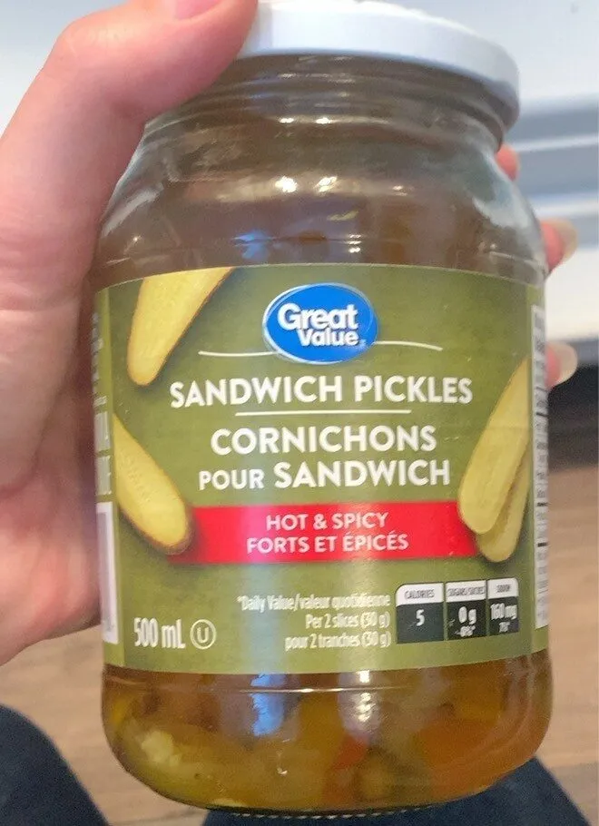 Sandwich Pickles Hot & Spicy