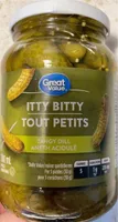 Tangy dill itty bitty pickles