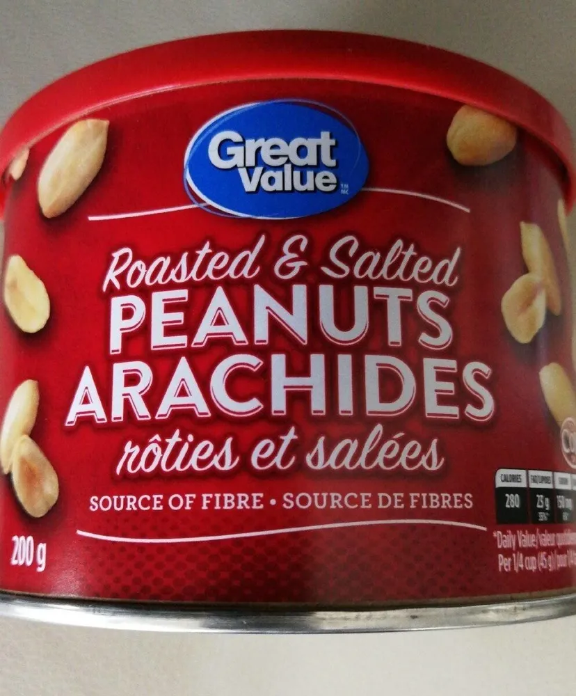 Arachides rôties et salées