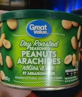 Dry roasted seasoned peanuts