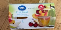 fruit salad with cherries