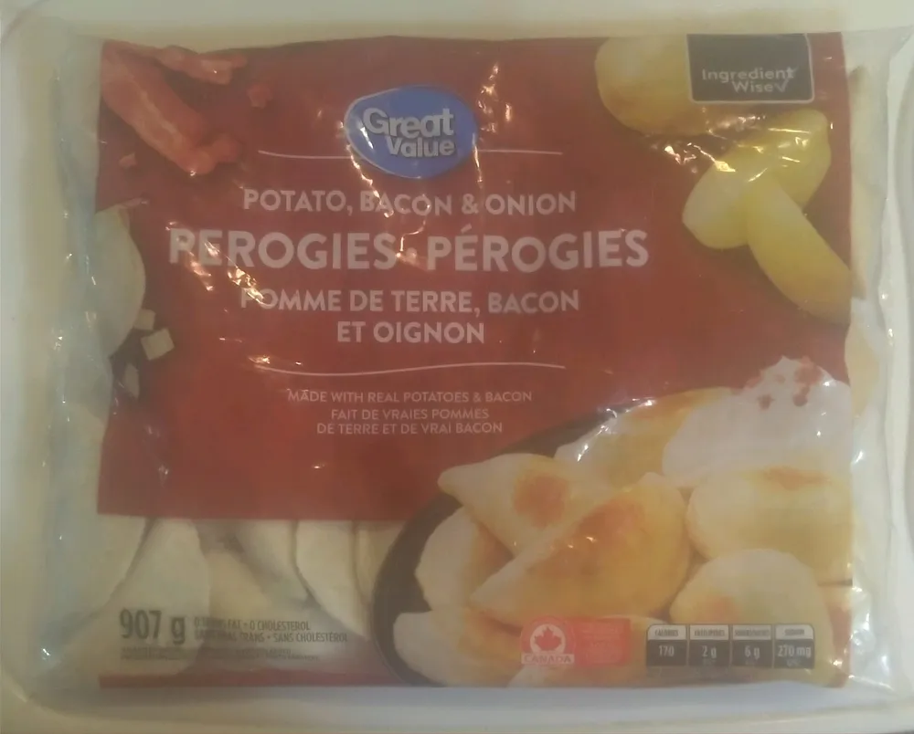Potato, Bacon, & Onion Perogies