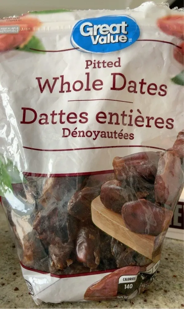 Pitted whole dates