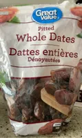 Pitted whole dates