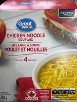 Mélange à soupe poulet et nouilles