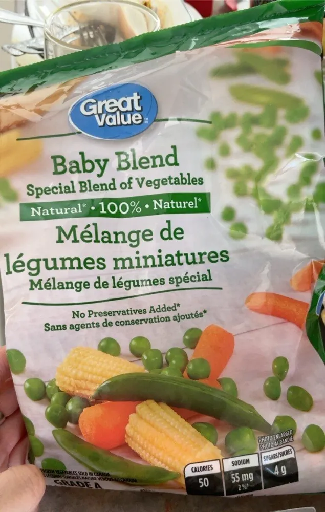 Mélange de légumes miniatures