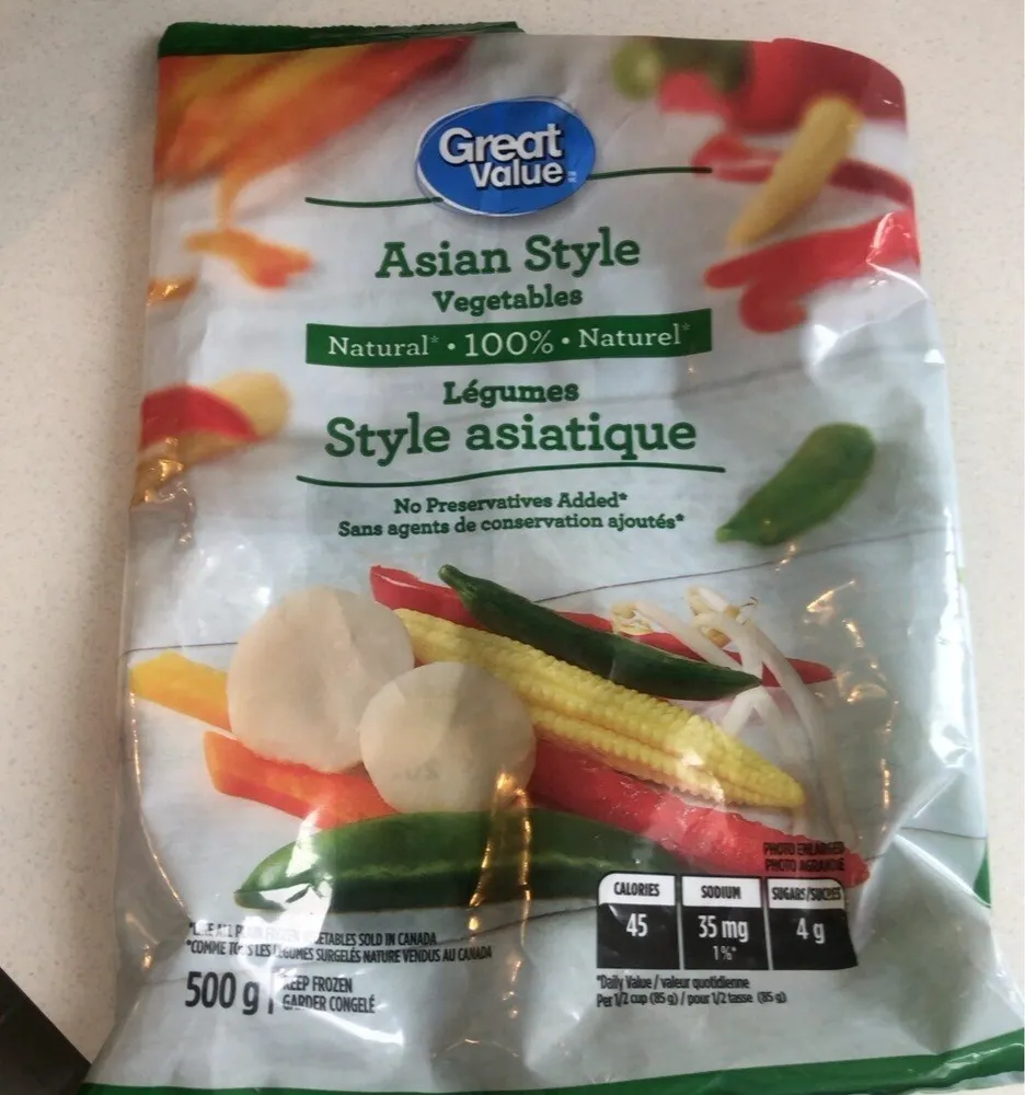 Légumes style asiatique