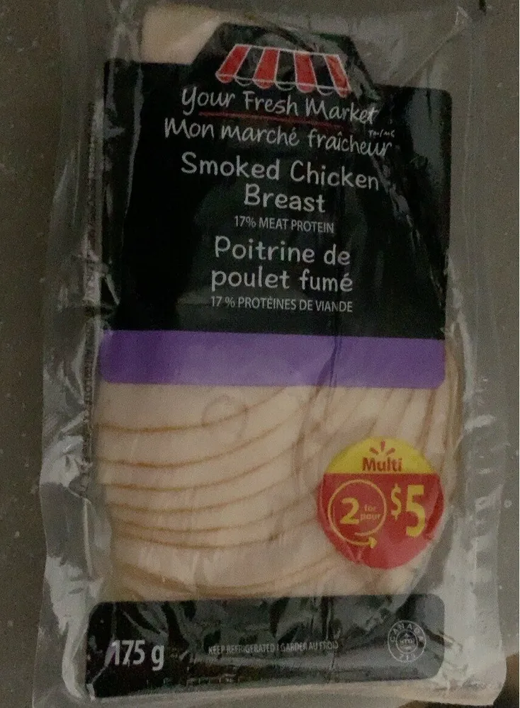 Poitrine dinde fumé