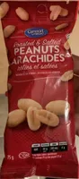 Roasted and salted peanuts