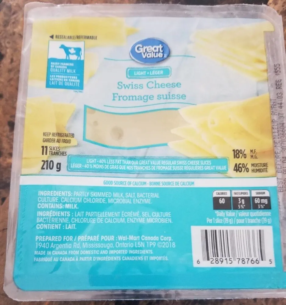 fromage swiss leger
