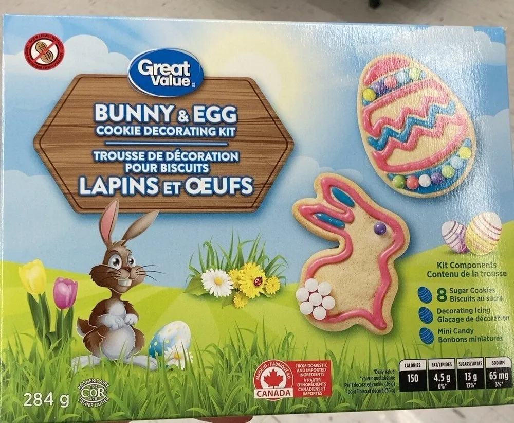Bunny & egg decorating kit
