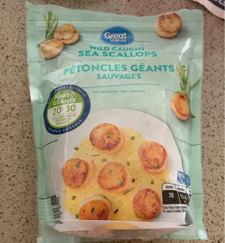 Wild caught scallops