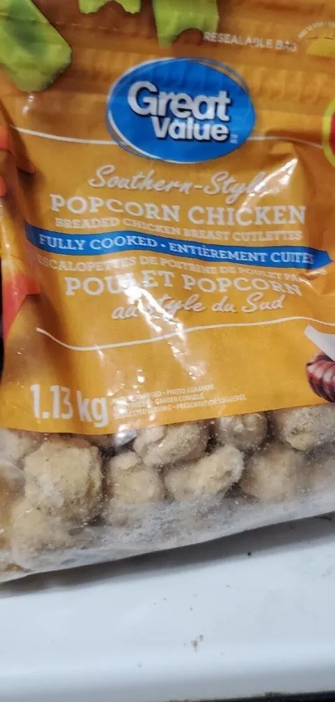 Great value popcorn chicken