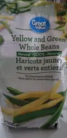 Haricots jaunes et verts entiers
