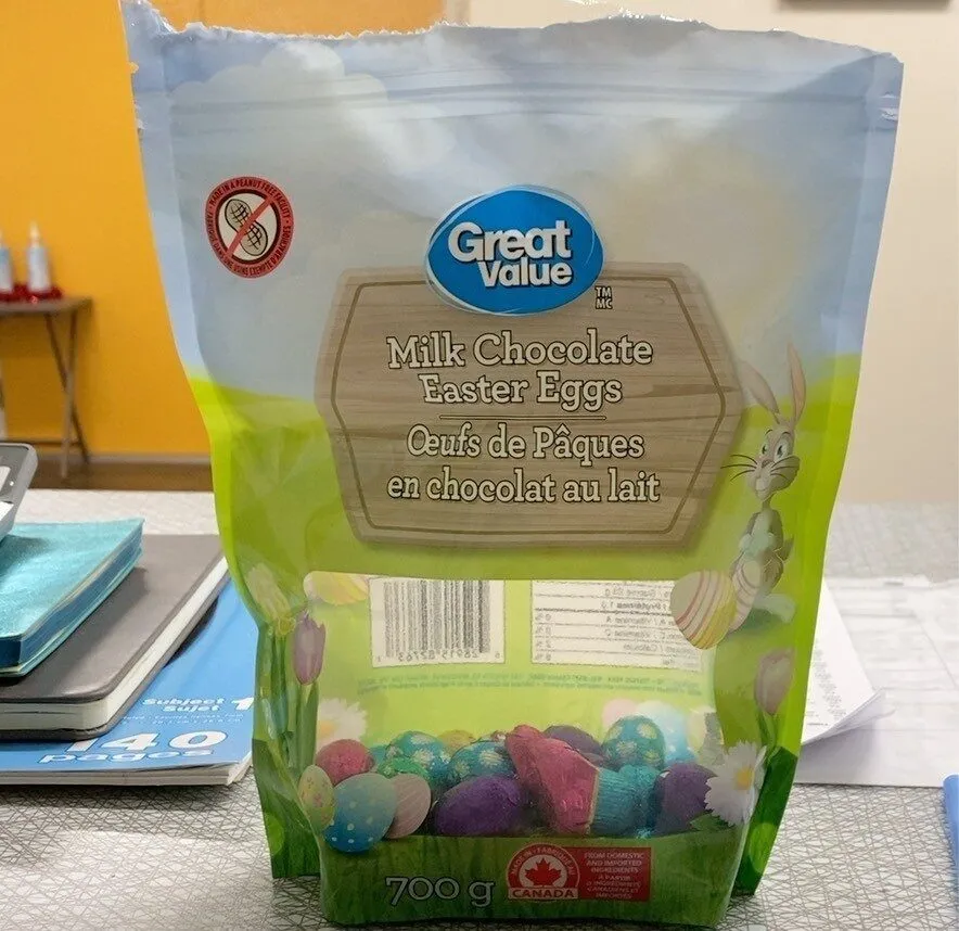 milk chocolate easter eggs