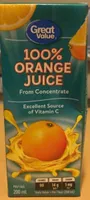 100% orange juice